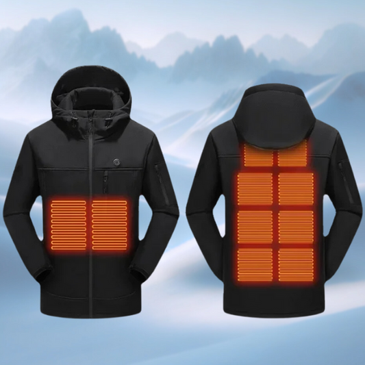 USB Heizhjacke - Elektrische Heizung für Camping, Wandern, Motorrad, Skifahren