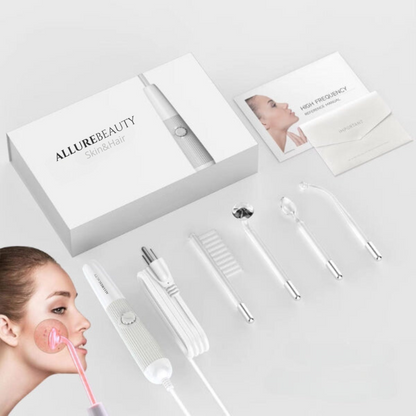 AllureBeauty 4 in 1 Hochfrequenz Set | zur Stimulierung von Kollagen und Haarwachstum