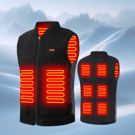 Winter-USB-Heizweste - 3-stufige Temperatureinstellung, ideal für Outdoor-Sportarten